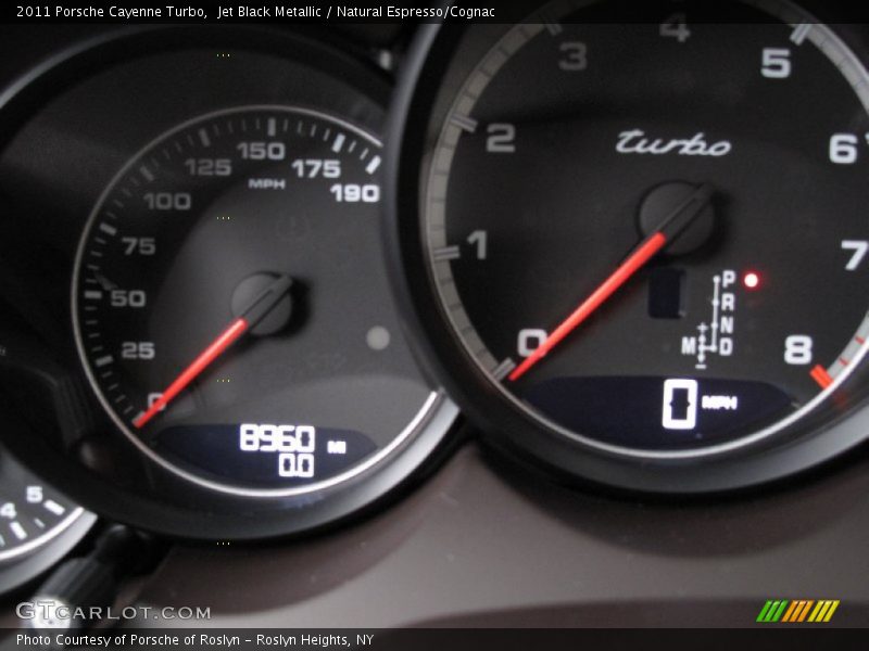 Jet Black Metallic / Natural Espresso/Cognac 2011 Porsche Cayenne Turbo
