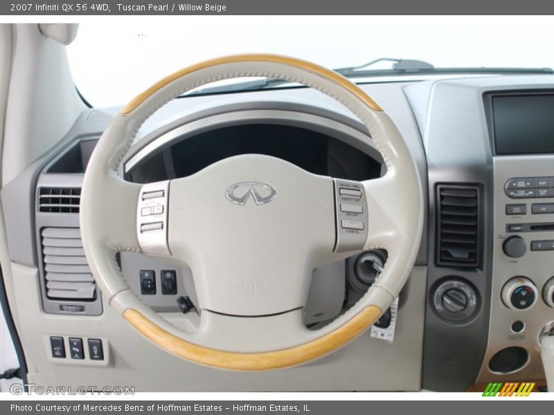Tuscan Pearl / Willow Beige 2007 Infiniti QX 56 4WD