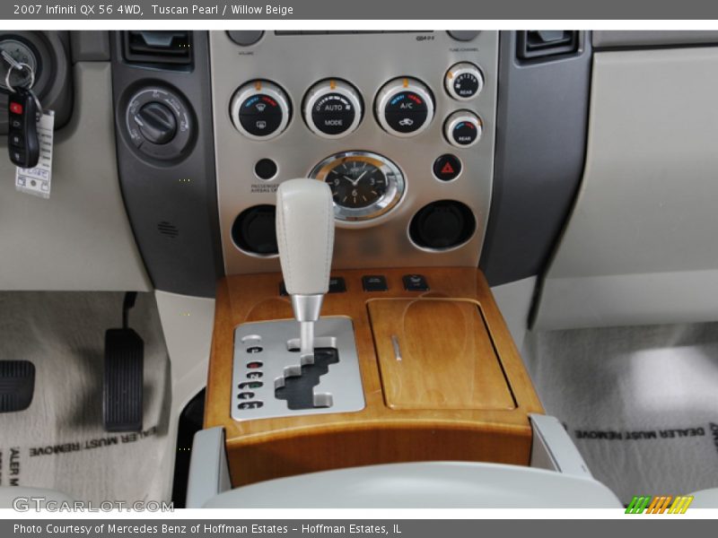 Tuscan Pearl / Willow Beige 2007 Infiniti QX 56 4WD