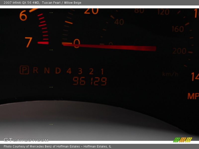 Tuscan Pearl / Willow Beige 2007 Infiniti QX 56 4WD
