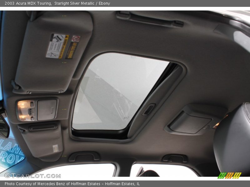 Starlight Silver Metallic / Ebony 2003 Acura MDX Touring