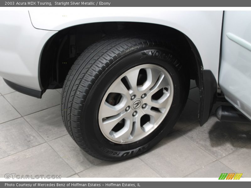 Starlight Silver Metallic / Ebony 2003 Acura MDX Touring