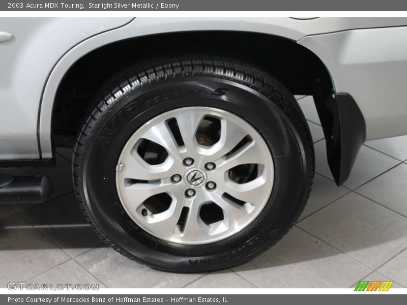 Starlight Silver Metallic / Ebony 2003 Acura MDX Touring