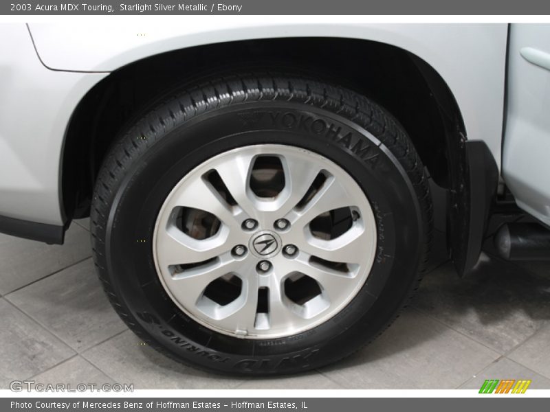Starlight Silver Metallic / Ebony 2003 Acura MDX Touring