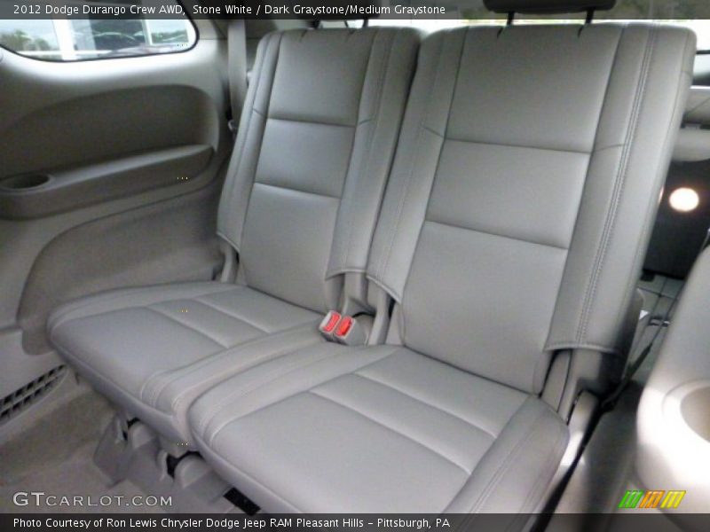 Stone White / Dark Graystone/Medium Graystone 2012 Dodge Durango Crew AWD