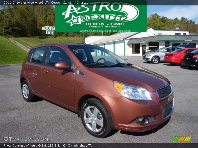 Copper Canyon / Charcoal 2011 Chevrolet Aveo Aveo5 LT