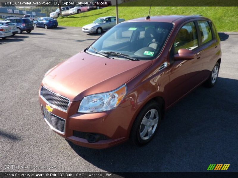 Copper Canyon / Charcoal 2011 Chevrolet Aveo Aveo5 LT