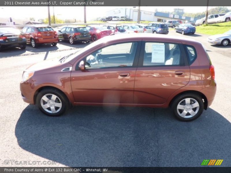 Copper Canyon / Charcoal 2011 Chevrolet Aveo Aveo5 LT