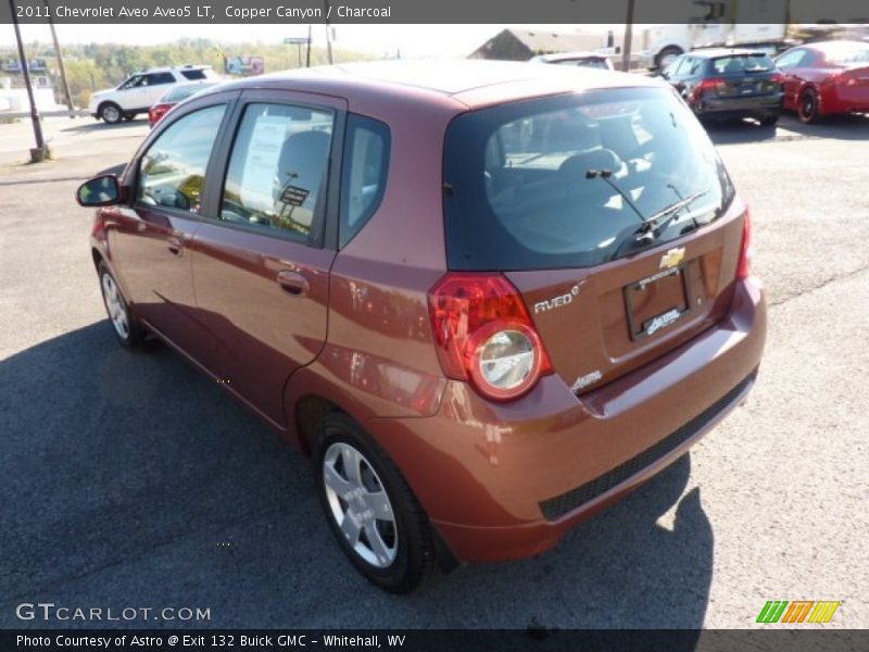 Copper Canyon / Charcoal 2011 Chevrolet Aveo Aveo5 LT