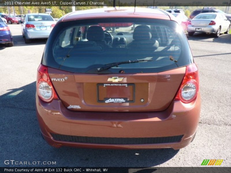 Copper Canyon / Charcoal 2011 Chevrolet Aveo Aveo5 LT