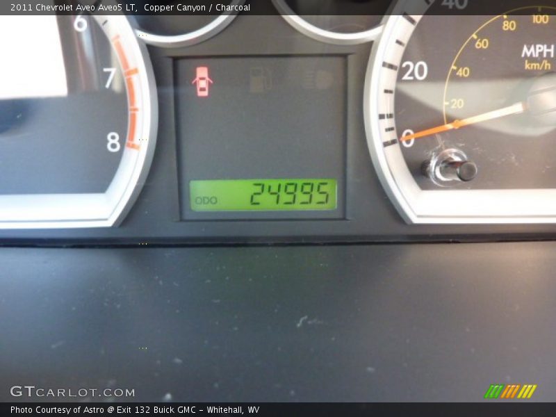 Copper Canyon / Charcoal 2011 Chevrolet Aveo Aveo5 LT