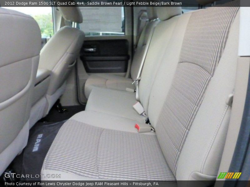 Saddle Brown Pearl / Light Pebble Beige/Bark Brown 2012 Dodge Ram 1500 SLT Quad Cab 4x4