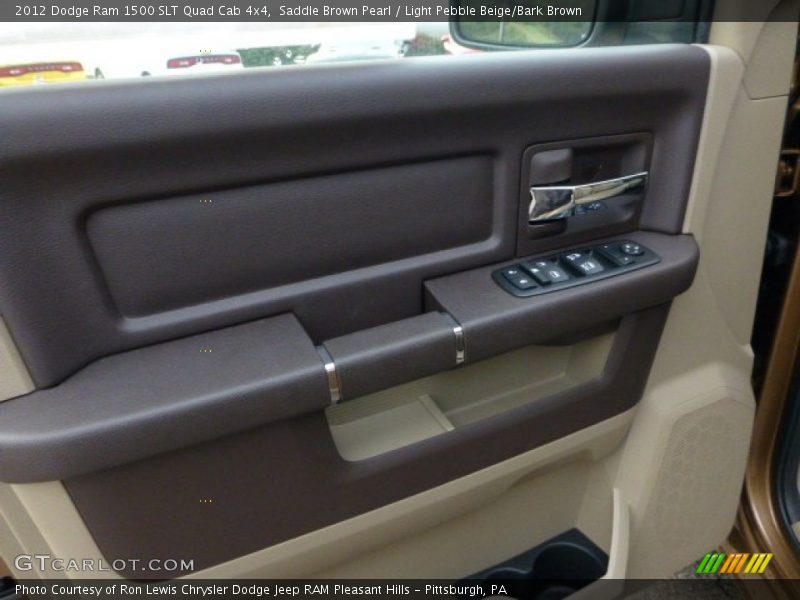 Saddle Brown Pearl / Light Pebble Beige/Bark Brown 2012 Dodge Ram 1500 SLT Quad Cab 4x4
