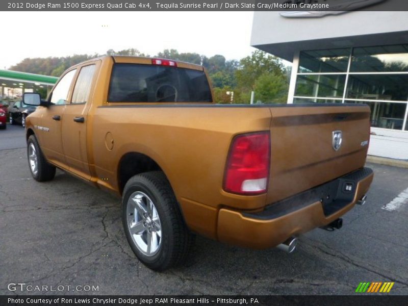  2012 Ram 1500 Express Quad Cab 4x4 Tequila Sunrise Pearl