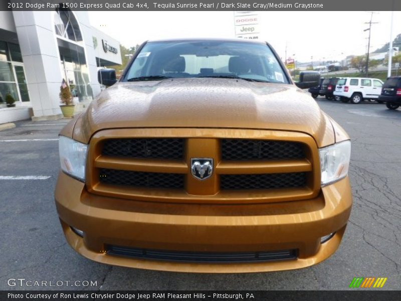Tequila Sunrise Pearl / Dark Slate Gray/Medium Graystone 2012 Dodge Ram 1500 Express Quad Cab 4x4