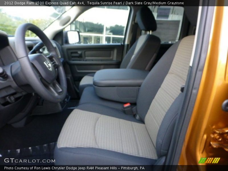 Tequila Sunrise Pearl / Dark Slate Gray/Medium Graystone 2012 Dodge Ram 1500 Express Quad Cab 4x4