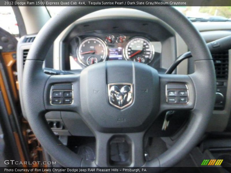  2012 Ram 1500 Express Quad Cab 4x4 Steering Wheel