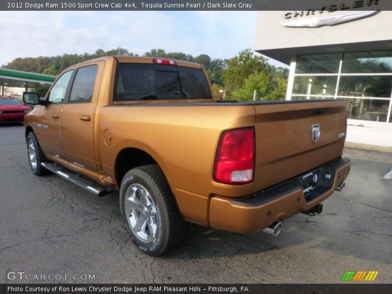 Tequila Sunrise Pearl / Dark Slate Gray 2012 Dodge Ram 1500 Sport Crew Cab 4x4
