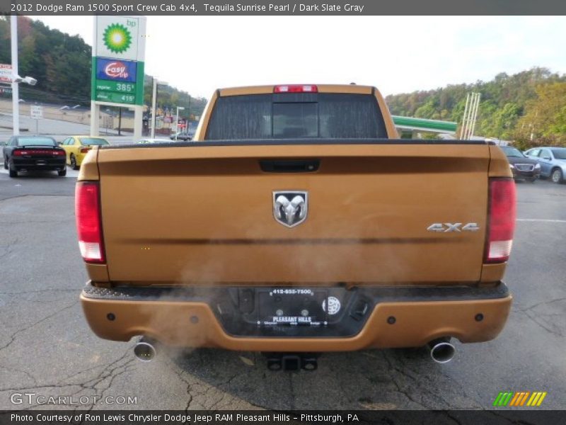 Tequila Sunrise Pearl / Dark Slate Gray 2012 Dodge Ram 1500 Sport Crew Cab 4x4
