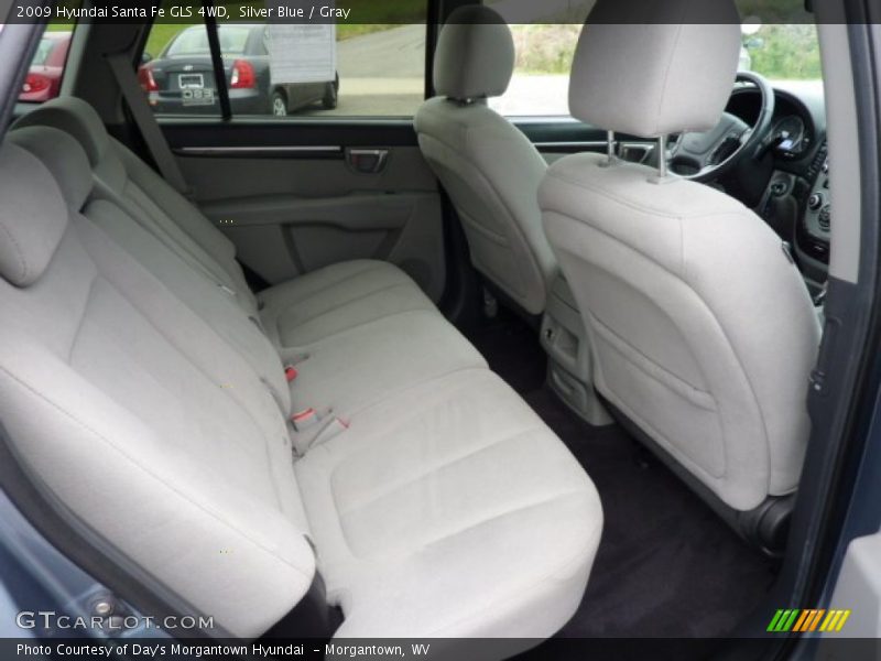 Silver Blue / Gray 2009 Hyundai Santa Fe GLS 4WD