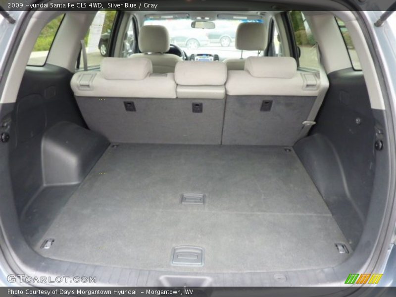 Silver Blue / Gray 2009 Hyundai Santa Fe GLS 4WD