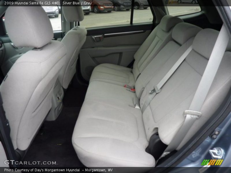Silver Blue / Gray 2009 Hyundai Santa Fe GLS 4WD