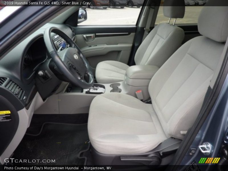 Silver Blue / Gray 2009 Hyundai Santa Fe GLS 4WD