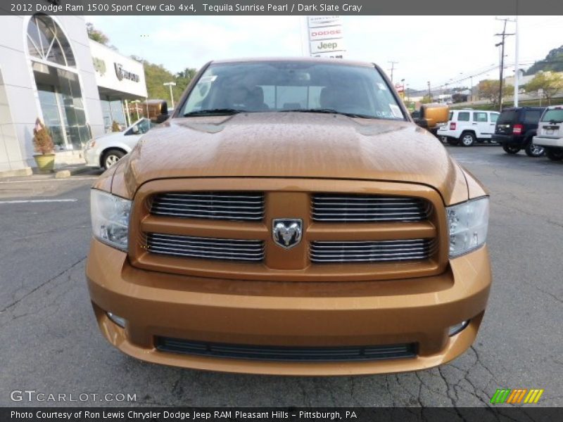 Tequila Sunrise Pearl / Dark Slate Gray 2012 Dodge Ram 1500 Sport Crew Cab 4x4