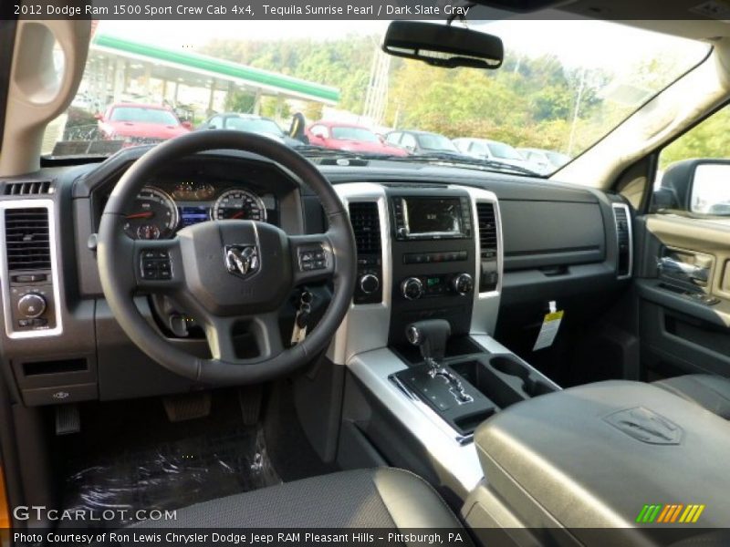 Tequila Sunrise Pearl / Dark Slate Gray 2012 Dodge Ram 1500 Sport Crew Cab 4x4