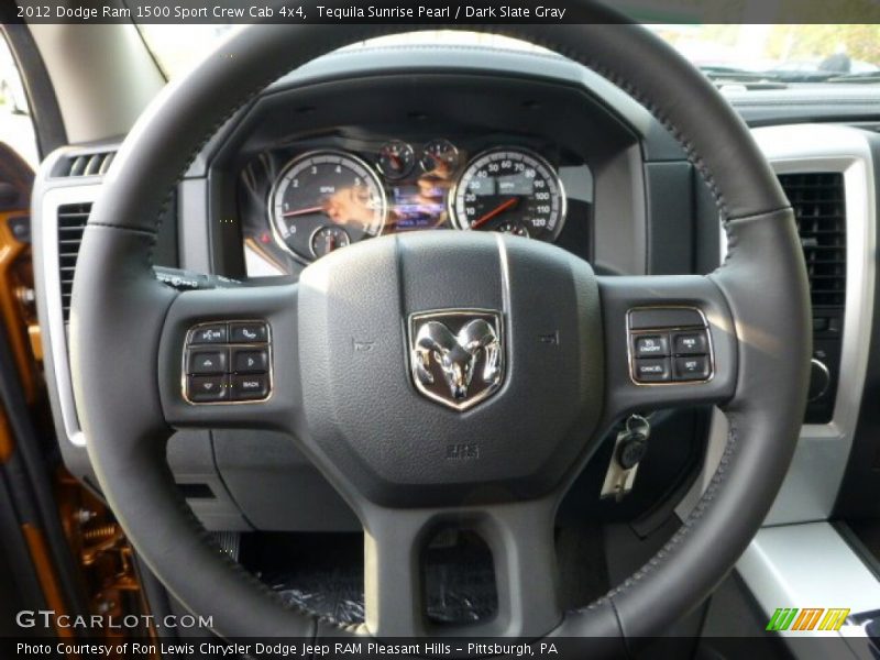 Tequila Sunrise Pearl / Dark Slate Gray 2012 Dodge Ram 1500 Sport Crew Cab 4x4