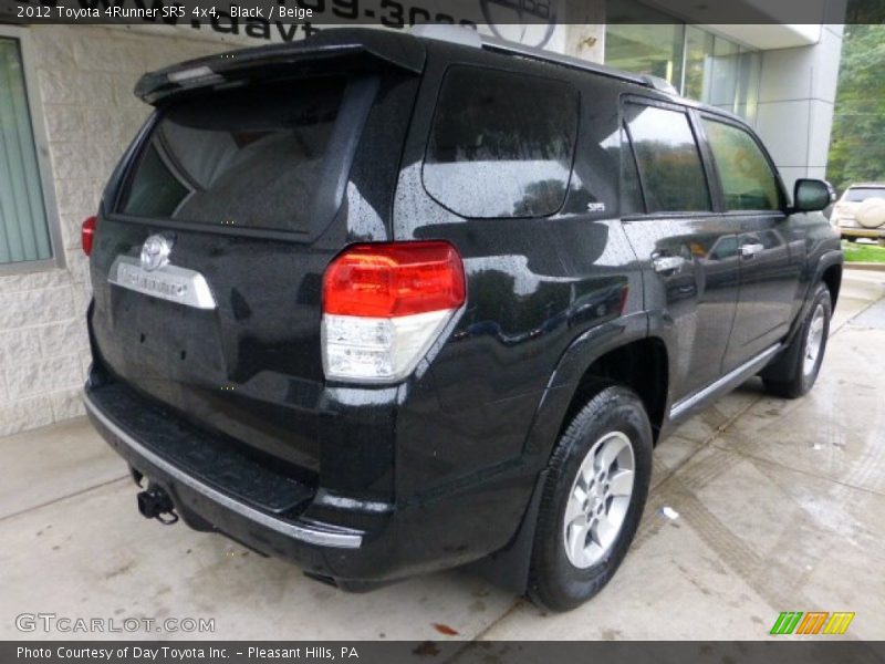Black / Beige 2012 Toyota 4Runner SR5 4x4