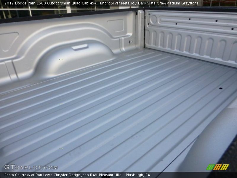 Bright Silver Metallic / Dark Slate Gray/Medium Graystone 2012 Dodge Ram 1500 Outdoorsman Quad Cab 4x4
