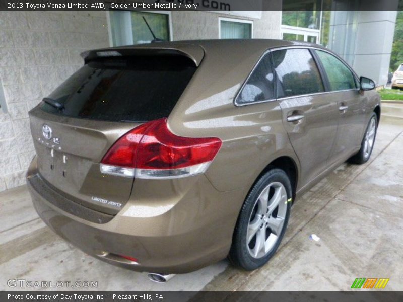 Golden Umber Metallic / Ivory 2013 Toyota Venza Limited AWD