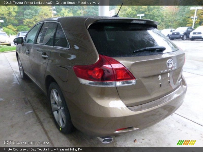 Golden Umber Metallic / Ivory 2013 Toyota Venza Limited AWD