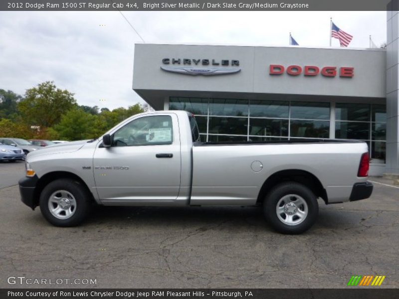  2012 Ram 1500 ST Regular Cab 4x4 Bright Silver Metallic