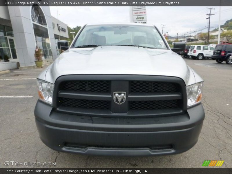 Bright Silver Metallic / Dark Slate Gray/Medium Graystone 2012 Dodge Ram 1500 ST Regular Cab 4x4