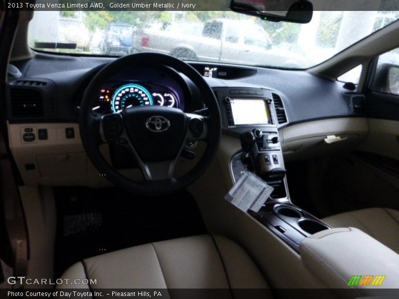 Golden Umber Metallic / Ivory 2013 Toyota Venza Limited AWD