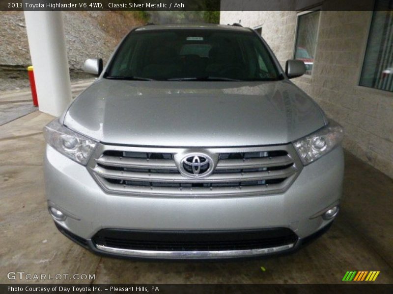 Classic Silver Metallic / Ash 2013 Toyota Highlander V6 4WD