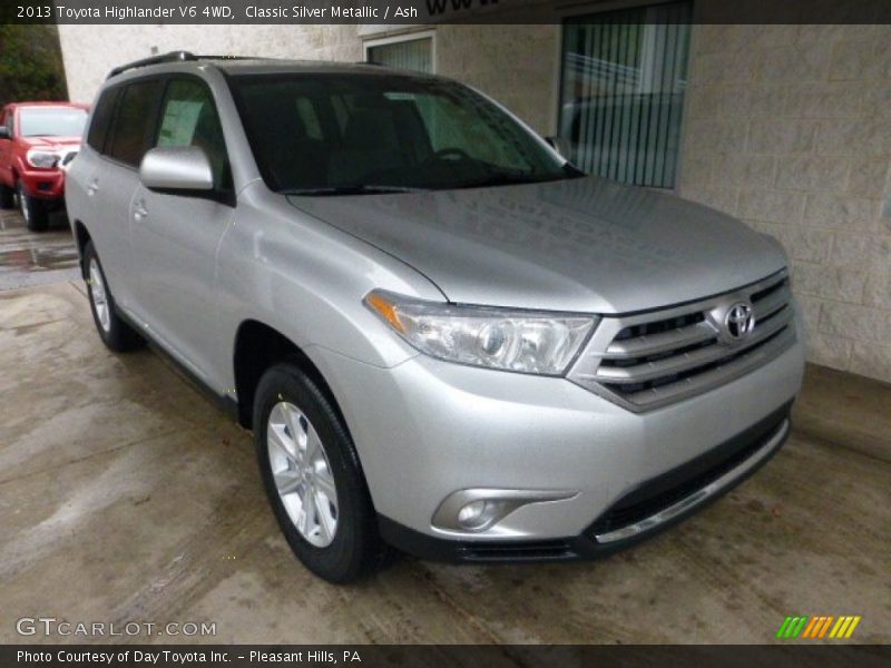 Classic Silver Metallic / Ash 2013 Toyota Highlander V6 4WD