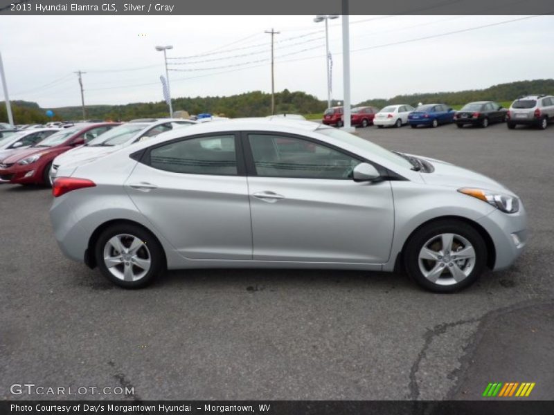 Silver / Gray 2013 Hyundai Elantra GLS