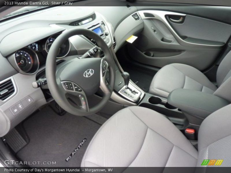 Silver / Gray 2013 Hyundai Elantra GLS