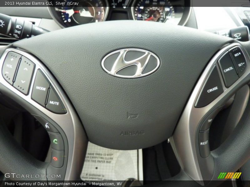 Silver / Gray 2013 Hyundai Elantra GLS