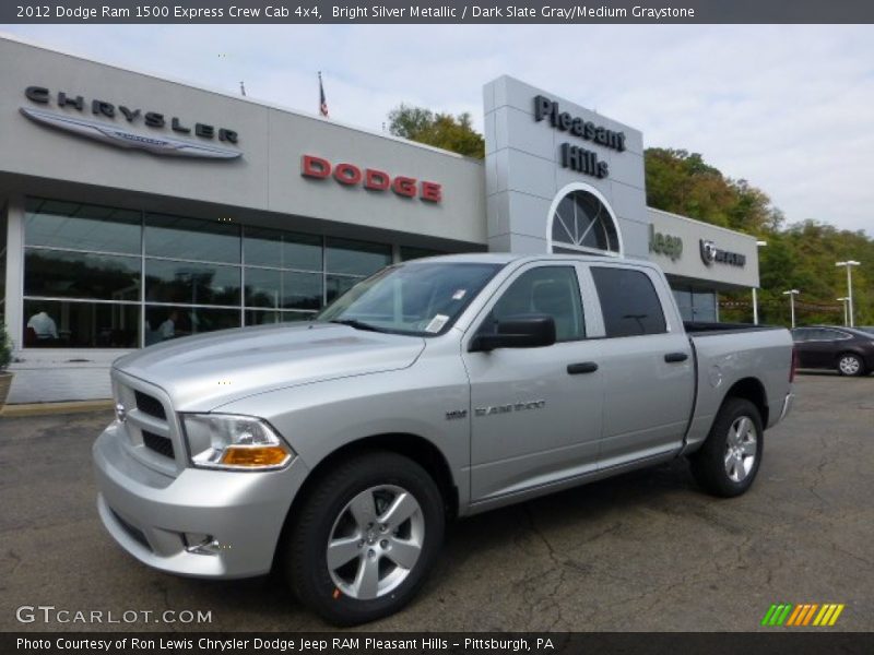 Bright Silver Metallic / Dark Slate Gray/Medium Graystone 2012 Dodge Ram 1500 Express Crew Cab 4x4