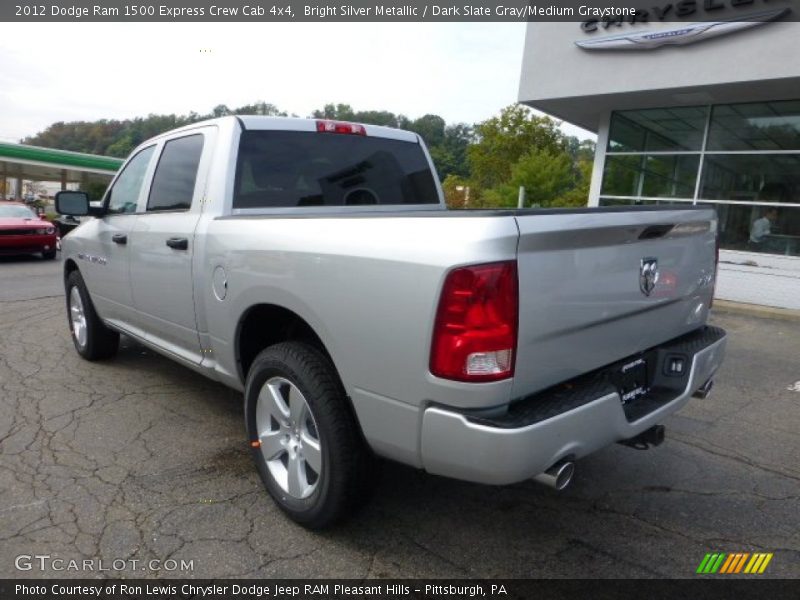 Bright Silver Metallic / Dark Slate Gray/Medium Graystone 2012 Dodge Ram 1500 Express Crew Cab 4x4