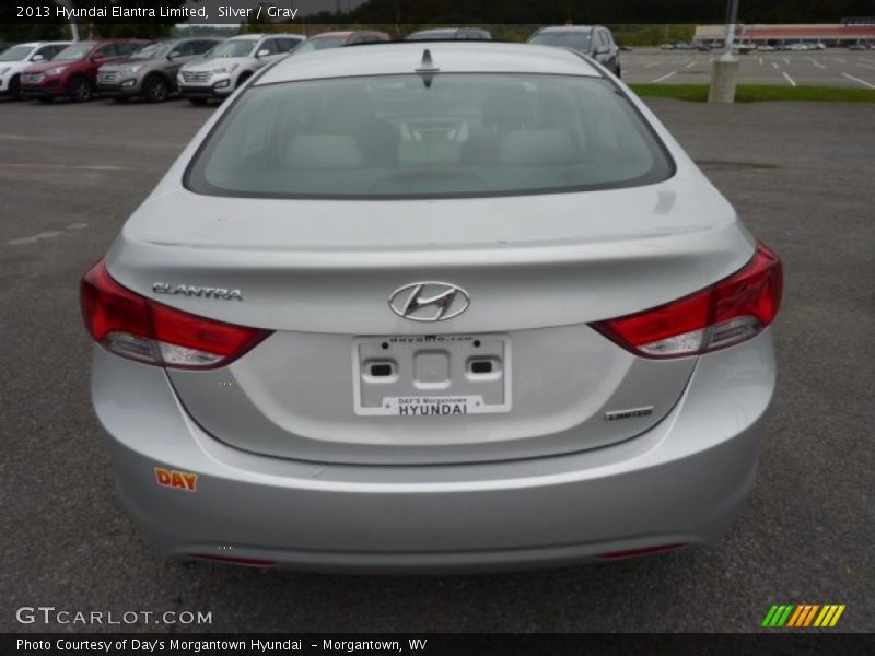 Silver / Gray 2013 Hyundai Elantra Limited