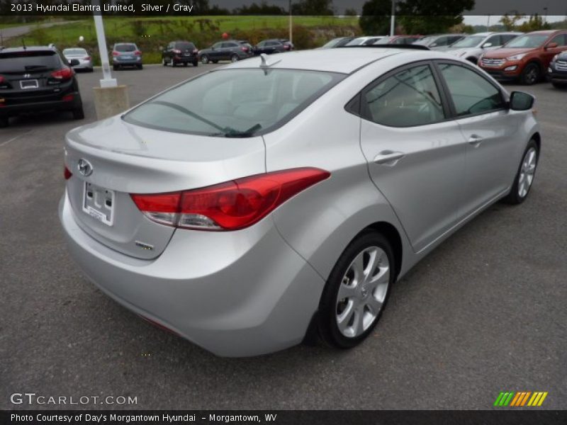 Silver / Gray 2013 Hyundai Elantra Limited