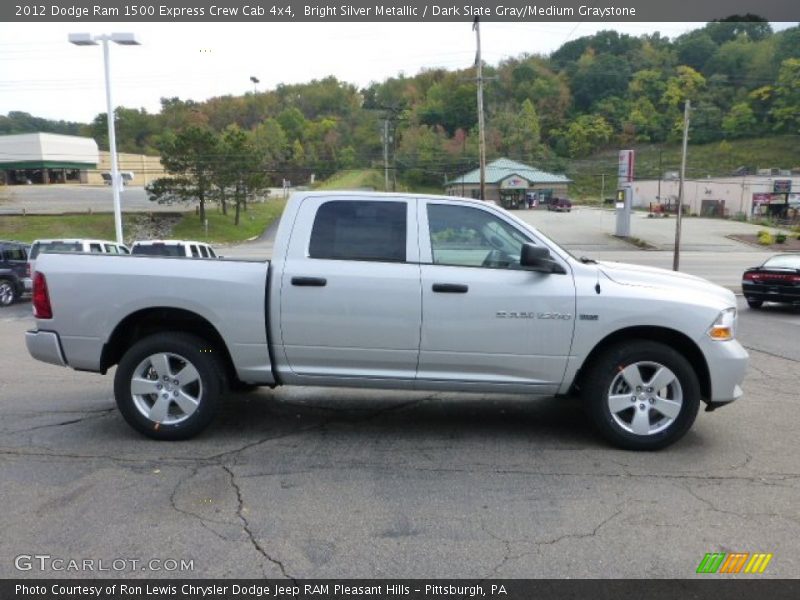 Bright Silver Metallic / Dark Slate Gray/Medium Graystone 2012 Dodge Ram 1500 Express Crew Cab 4x4