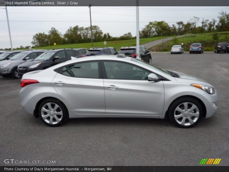 Silver / Gray 2013 Hyundai Elantra Limited