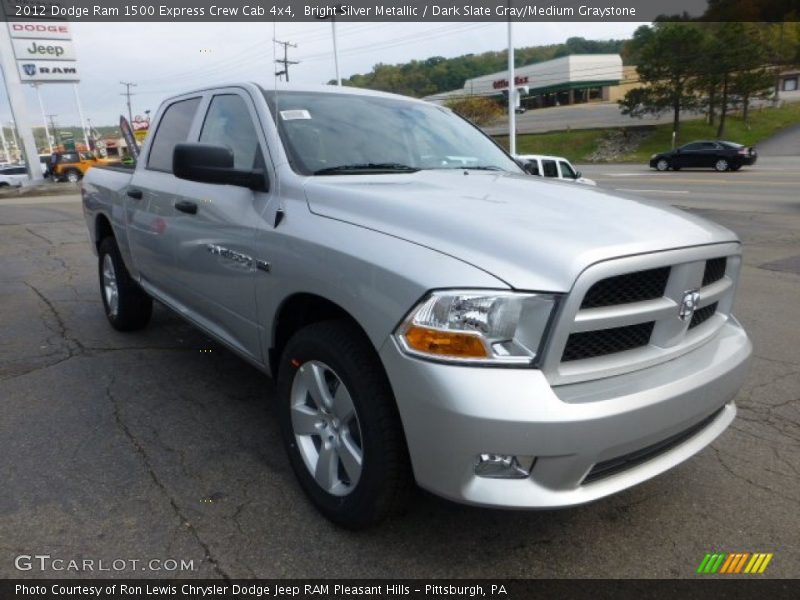 Bright Silver Metallic / Dark Slate Gray/Medium Graystone 2012 Dodge Ram 1500 Express Crew Cab 4x4