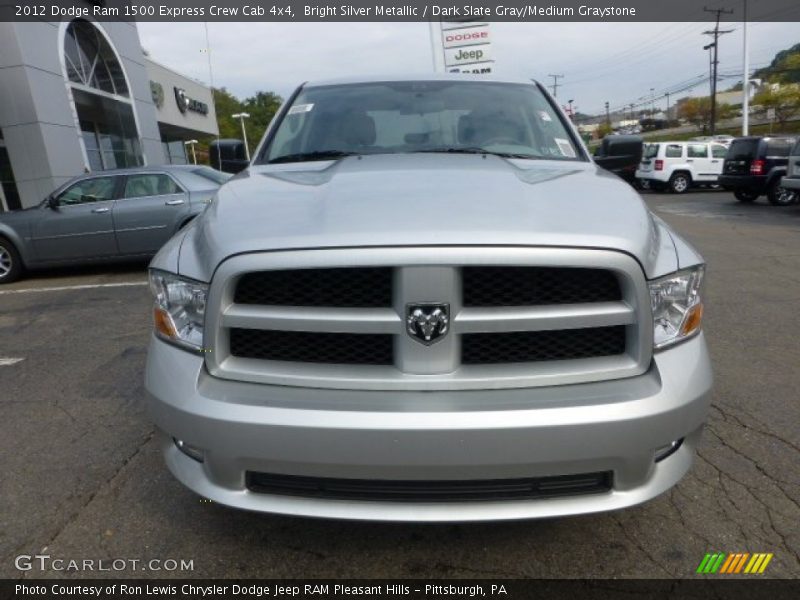 Bright Silver Metallic / Dark Slate Gray/Medium Graystone 2012 Dodge Ram 1500 Express Crew Cab 4x4